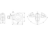 Persluchtslanghaspel wandmodel 15 m